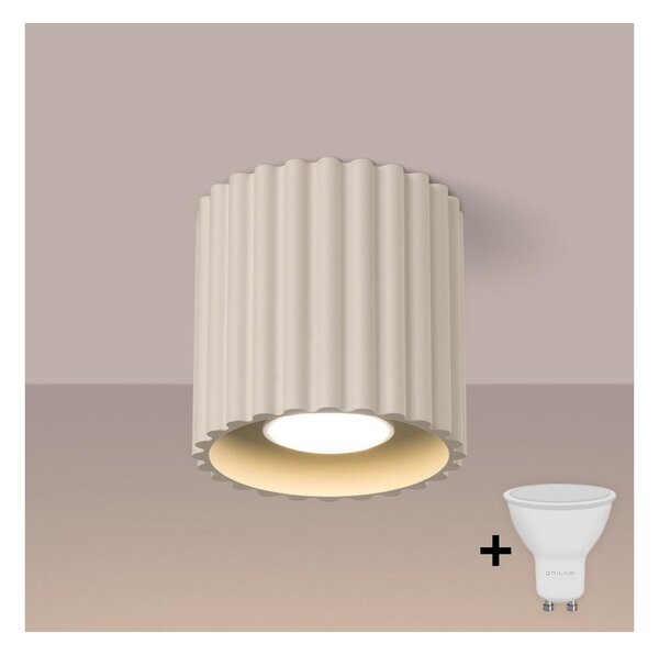 Brilagi - LED точково осветително тяло SFERA 1xGU10/10W/230V Ø 10 см кремаво