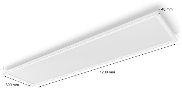 Philips - димируемо таванно LED осветително тяло Hue AURELLE LED/39W/230V 120x30 cm бяло