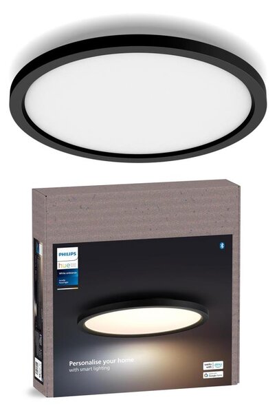 Philips - Димируемо LED таванно осветително тяло Hue AURELLE LED/21W/230V Ø 39,5 cm черно