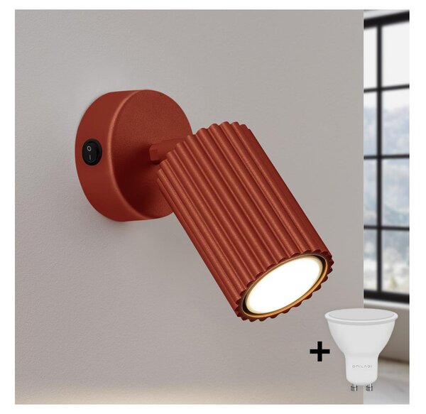 Brilagi - LED стенен точков аплик CRESTO 1xGU10/10W/230V червен