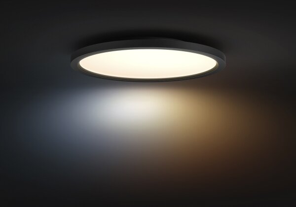 Philips - Димируемо LED таванно осветително тяло Hue AURELLE LED/21W/230V Ø 39,5 cm черно