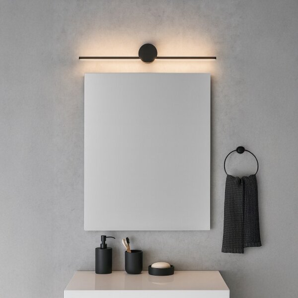 LED осветление за огледало за баня ARTIST LED/9W/230V 60 cm IP44 черно