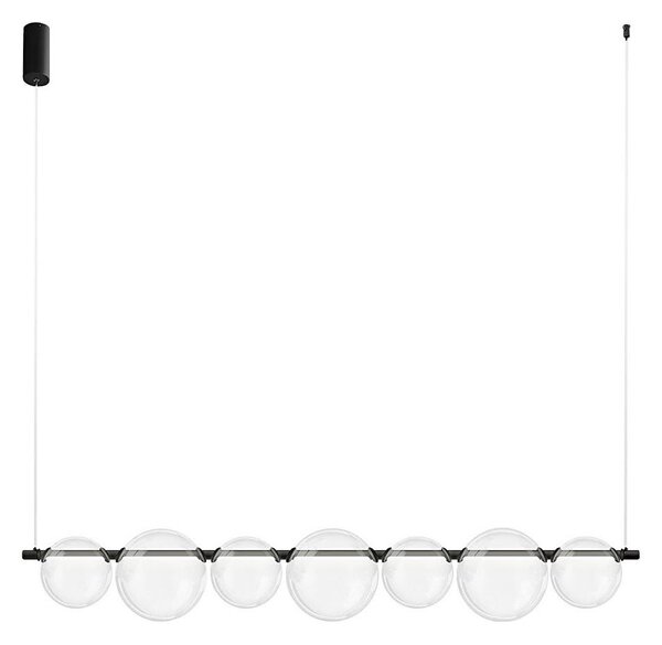 LED полилей на кабел ATOLA LED/19W/230V черен/прозрачен