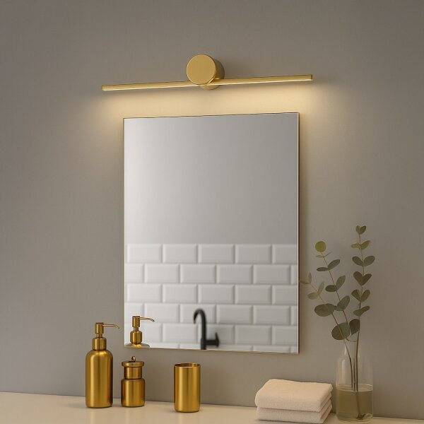 LED огледално осветление за баня ARTIST LED/6W/230V 40 см IP44, златисто