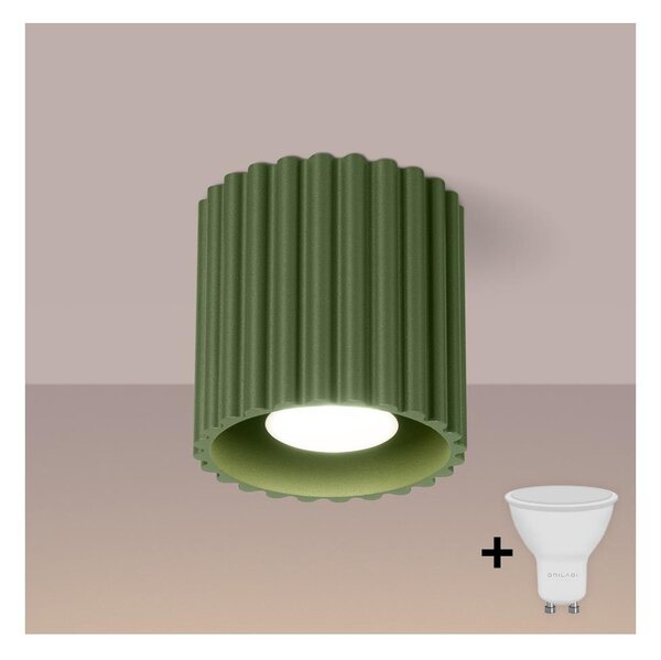 Brilagi - LED точково осветително тяло SFERA 1xGU10/10W/230V, диаметър 10 см, зелено
