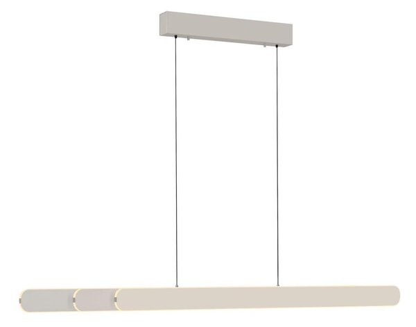 Schöner Wohnen 12577-39 - димируем LED полилей на кабел ADRIANA 2xLED/24W/230V сив