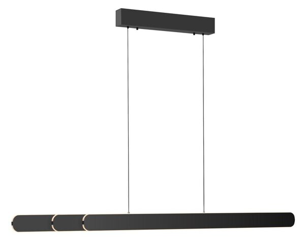 Schöner Wohnen 12577-18 - димируема LED висяща лампа на шнур ADRIANA 2xLED/24W/230V черна