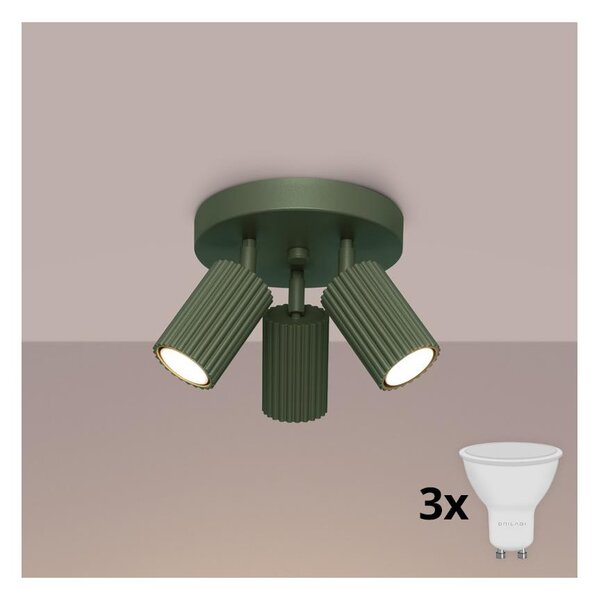 Brilagi - LED спот CRESTO 3xGU10/10W/230V зелен