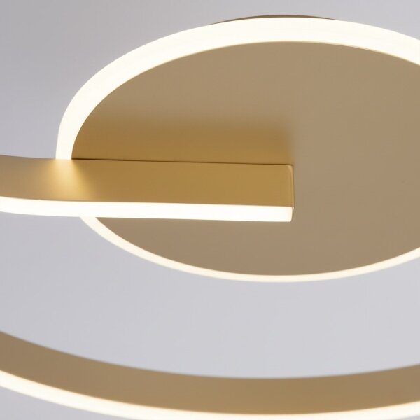 LED таванно осветително тяло LORENZO LED/22W/230V Ø 50 см, златно