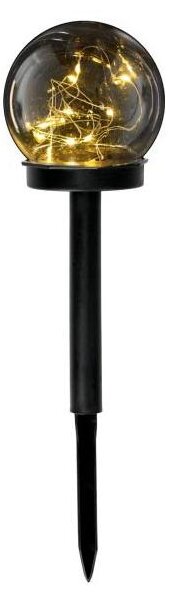 LED соларна лампа GLEAM LED/1,2V 3000K IP44 40 mAh опушена/черна