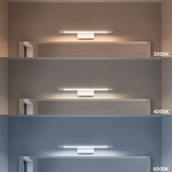LED осветление за огледало за баня KLIMT LED/8W/230V 3000/4000/6000K 40 см IP44 бял