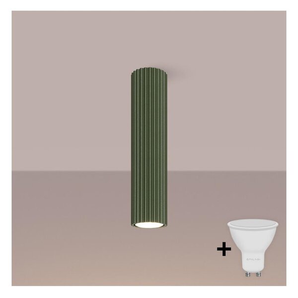 Brilagi - LED точково осветително тяло CRESTO 1xGU10/10W/230V 30 см зелено