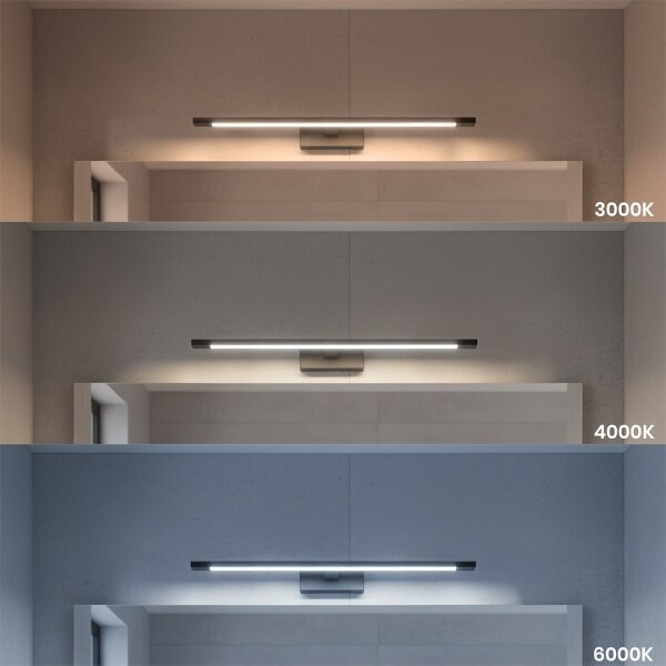 LED осветление за огледало KLIMT за баня LED/12W/230V 3000/4000/6000K 60 cm IP44 черно