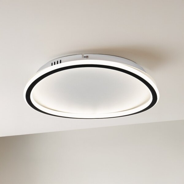 LED плафон CALI LED/30W/230V Ø 40 см черен