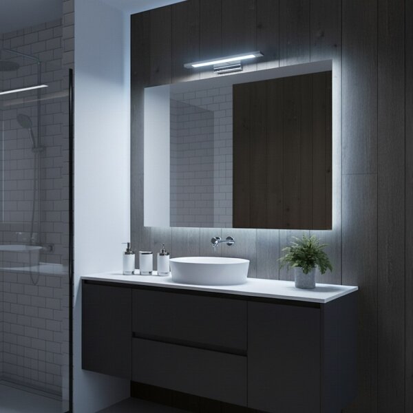 LED осветление за огледало за баня KLIMT LED/8W/230V 3000/4000/6000K 40 cm IP44 лъскав хром