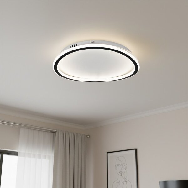 LED плафон CALI LED/30W/230V Ø 40 см черен