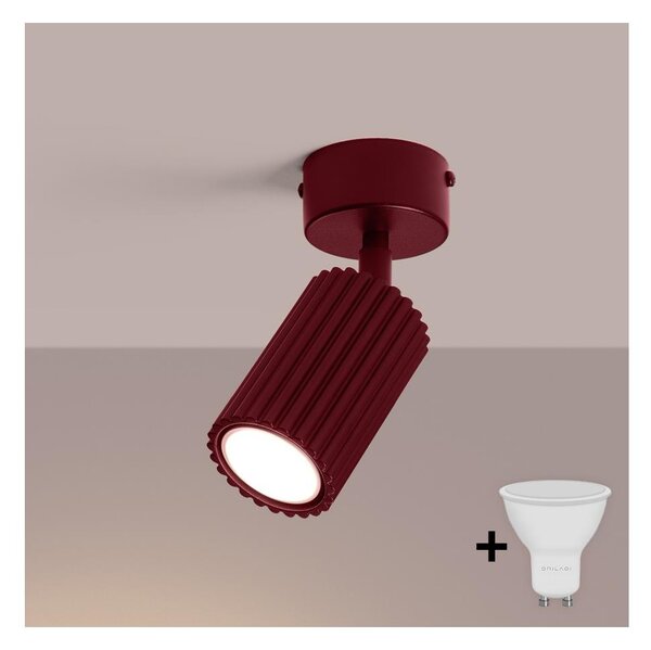 Brilagi - LED точково осветително тяло CRESTO 1xGU10/10W/230V бордо