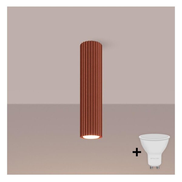 Brilagi - LED точково осветително тяло CRESTO 1xGU10/10W/230V 30 см червено