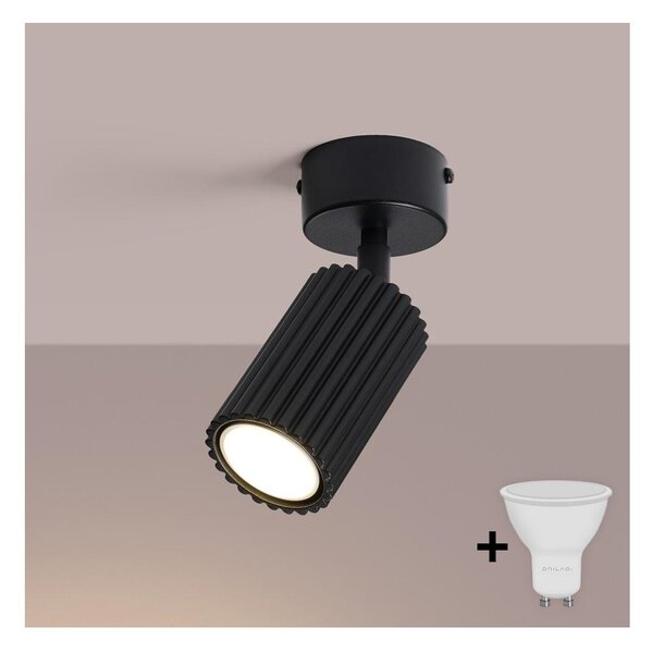 Brilagi - LED точково осветително тяло CRESTO 1xGU10/10W/230V черно