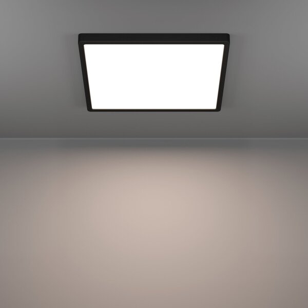 Eglo 901305-LED Плафон FUEVA LED/17,5W/230V 2700/4000/6500K 39x39cm черен