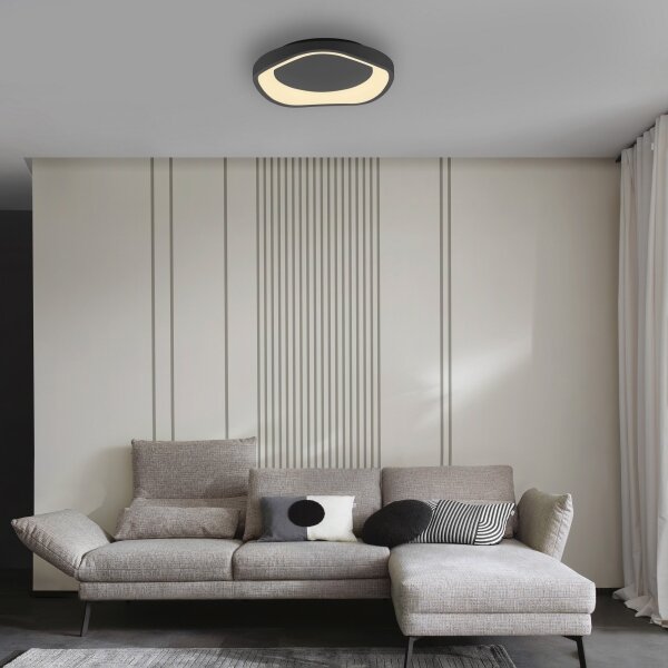 Schöner Wohnen 14233-18 - димируема LED таванна лампа MONTA LED/21W/230V черна