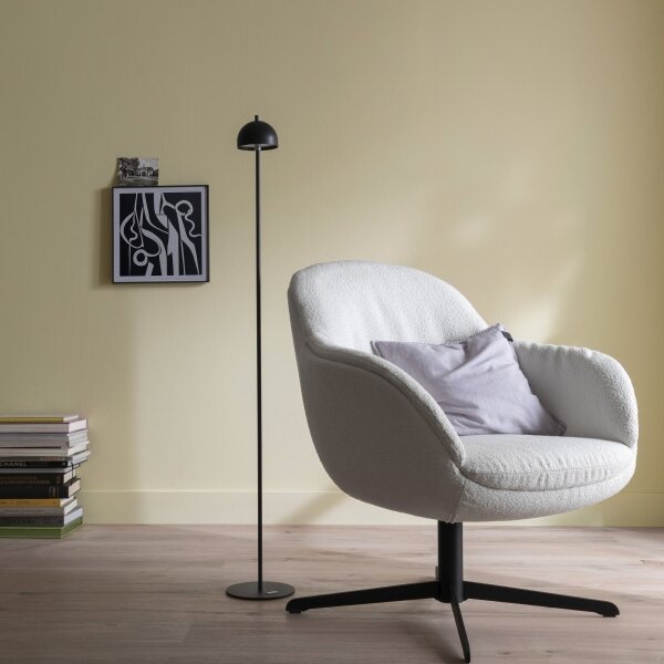Schöner Wohnen 19245-18 - LED димируема подова лампа BELLIS LED/2,5W/5V IP54 черна