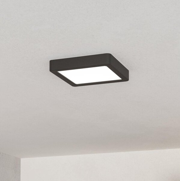 Eglo 901302-LED Плафон FUEVA LED/7W/230V 2700/4000/6500K 15x15cm черен