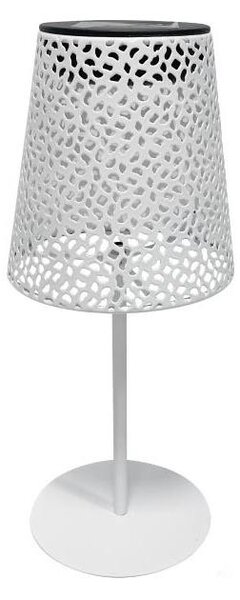 LED соларна настолна лампа LUVETRA LED/1xAA 4000K IP44 200 mAh бяла