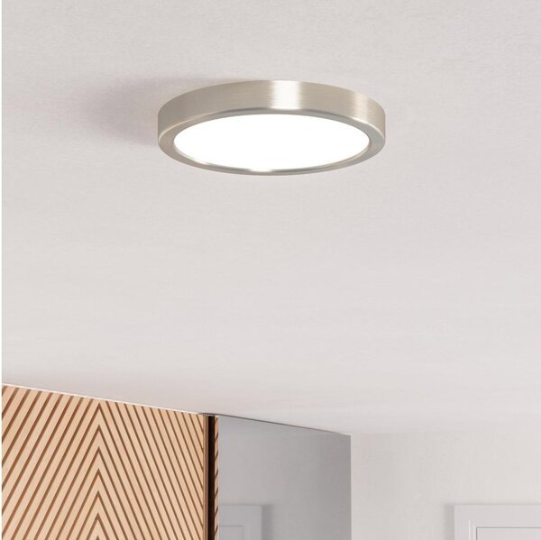 Eglo 901316 -LED таванно осветително тяло FUEVA LED/11,5W/230V 2700/4000/6500K диам.21,1cm хром