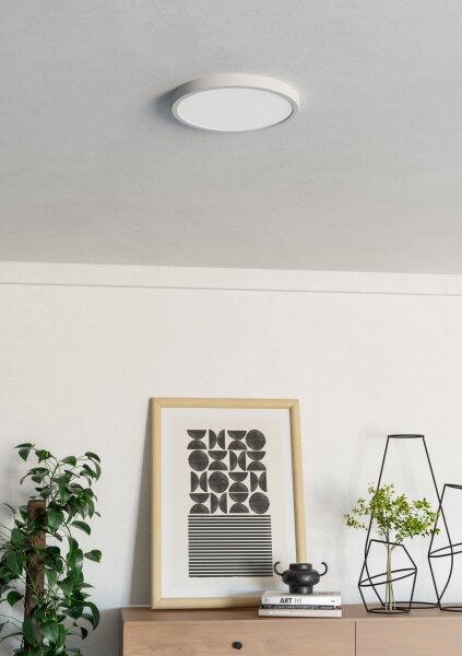Eglo 901308-LED Плафон FUEVA LED/14,2W/230V 2700/4000/6500K Ø27,8 см, бял