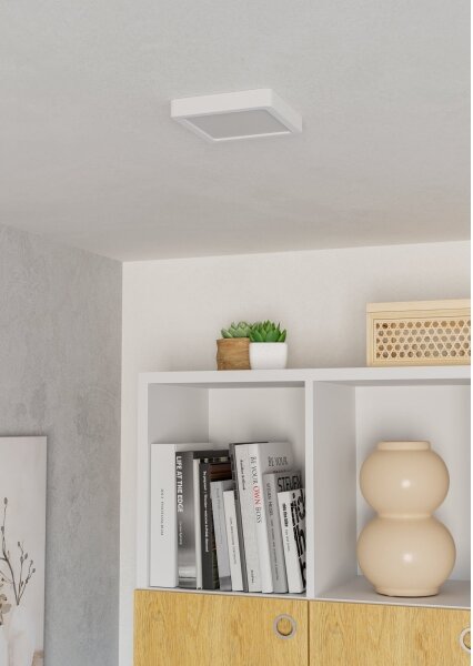 Eglo 901311 - LED таванно осветително тяло FUEVA LED/7W/230V 2700/4000/6500K 15x15 cm бяло