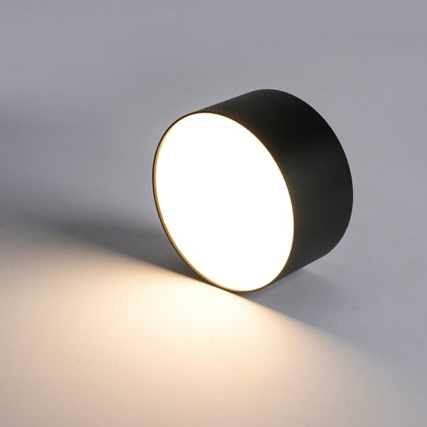 Brilagi - LED таванно осветително тяло за баня FORIS LED/20W/230V, Ø 15 см, черно, IP44