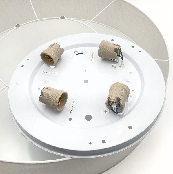 Brilagi - LED таванно осветително тяло SIRIJA 4xE27/60W/230V Ø 60 см бяло