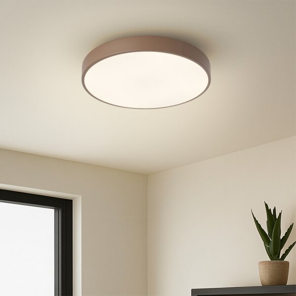 Brilagi - LED димируемо таванно осветително тяло POOL LED/36W/230V 3000-6000K 30 cm кафяво + ДУ