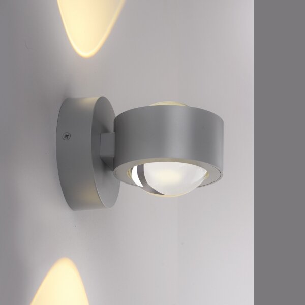 Schöner Wohnen 19331-21 - LED стенно осветително тяло CHIA 2xLED/2W/230V антрацит