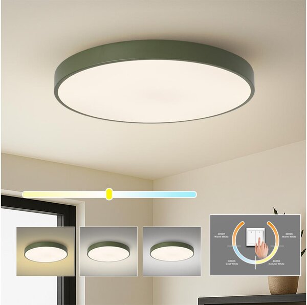 Brilagi - LED таванно осветително тяло POOL LED/100W/230V 3000/4000/6000K 80 см зелено