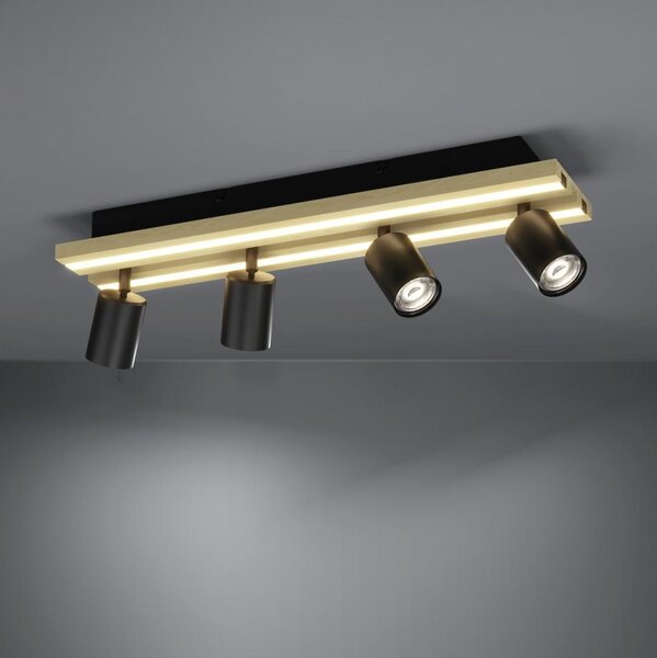 Eglo 390524 -LED спот GESTEIRA 4xLED/2,2W/230V+2x1,2W+2x2W бежово/черно