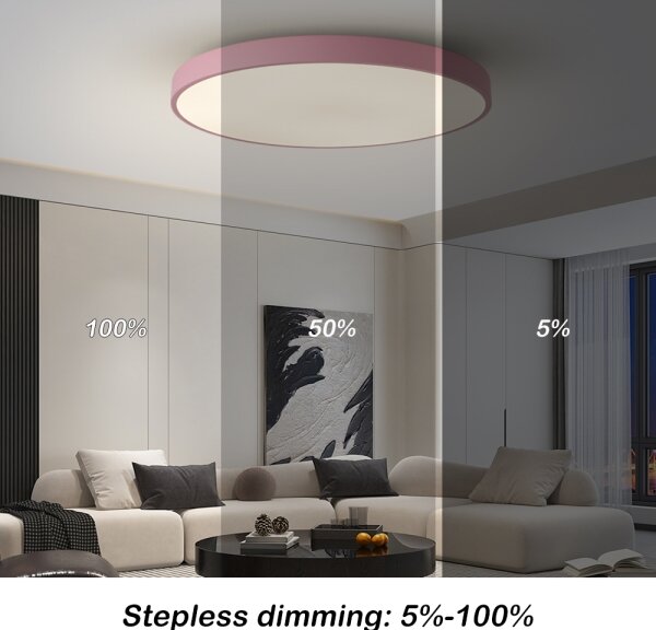 Brilagi-LED димируемо осветително тяло POOL SMART LED/100W/230V 80 cm Wi-Fi Tuya+DO розово