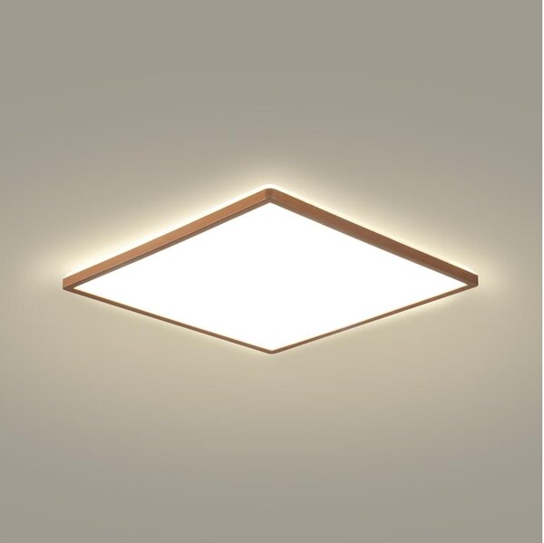 Brilagi - ултра тънко LED таванно осветително тяло за баня 24W/230V 42x42 cm розово злато IP54