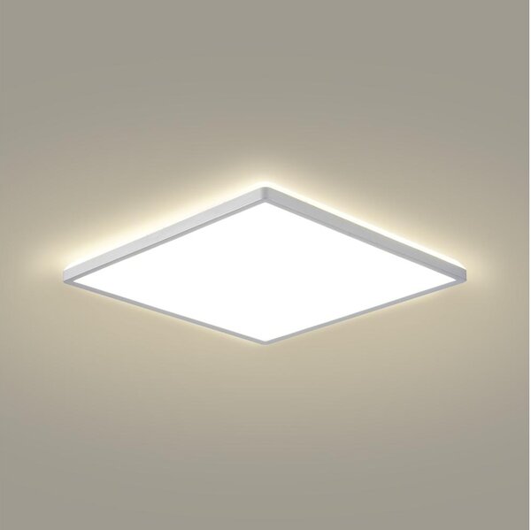 Brilagi - LED таванно осветително тяло за баня ULTRA SLIM LED/24W/230V 42x42 cm сребристо IP54