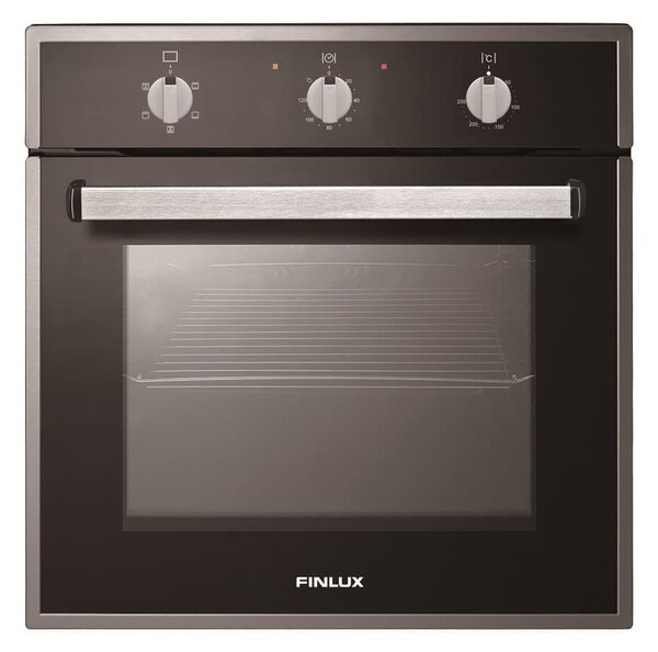 Фурна за вграждане Finlux FX 530ABX, клас A, 60 л. обем, 5 програми, таймер, черна