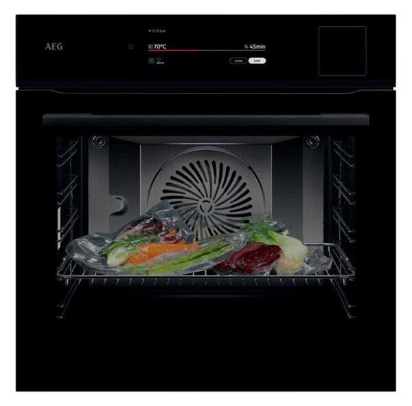 Фурна за вграждане AEG NBP9S831AB, клас A++, 70 л. обем, 3 нива на печене, сонда за месо, черна
