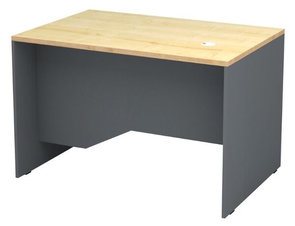 Офис бюро Venturo TopMebel от меламин в антрацит - дъб 120x80x75cm