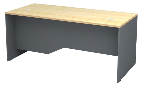 Офис бюро Venturo TopMebel от меламин в антрацит - дъб 180x80x75cm