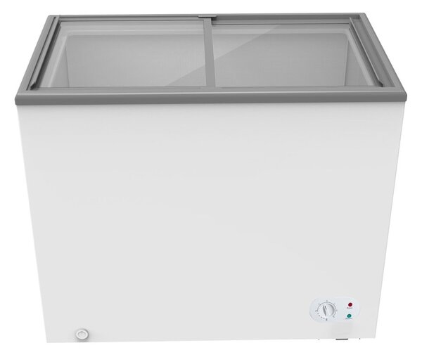 Фризер Crown CHF210 ICE, клас D, 209 л. обем, свободностоящ, 1555 kWh/годишно, бял