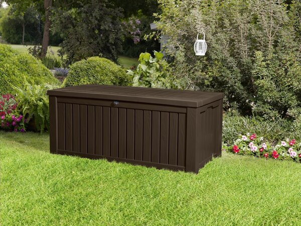 Кафява градинска кутия ROCKWOOD 570 L