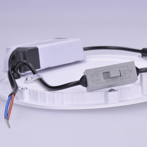 Solight WD147 - LED вградено осветително тяло 6W/230V 3000/4000/6000K 12x12 cm бяло