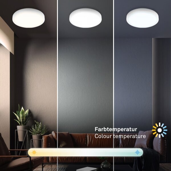 Brilo - LED RGBW димируем таванен плафон LED/20W/230V 2200-6500K диам. 27 cm