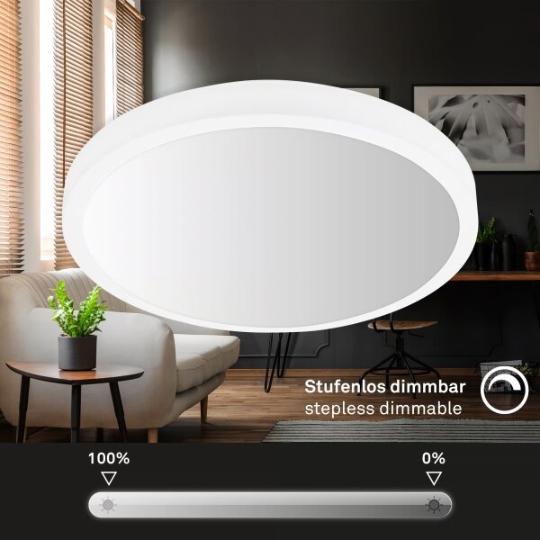 Brilo - LED RGBW димируем таванен плафон LED/20W/230V 2200-6500K диам. 27 cm