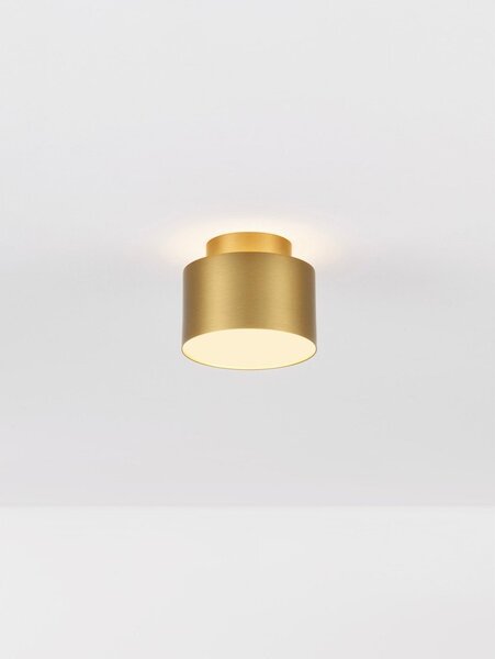 Алуминиево LED осветително тяло за таван в златист цвят Ozen – Nova Luce